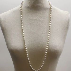Anthropologie single stranded pearl necklace